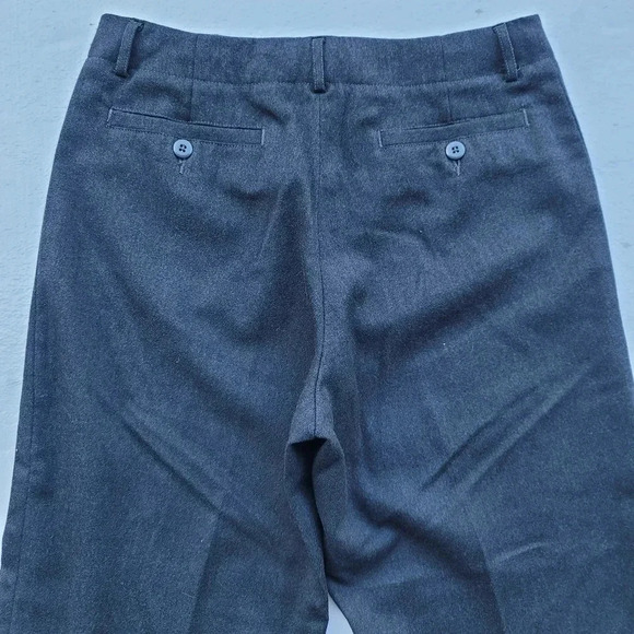 Old Navy Collection Dark Gray Charcoal Stretch Dress Pants Size 6 Regular Career - Picture 7 of 11